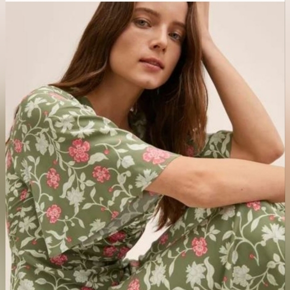 Mango flutter sleeve dress - Picture 3 of 13